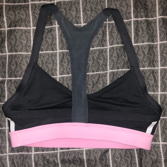 Adidas Women’s All Me 3 Stripes Sports Bra - Picture 7 of 7